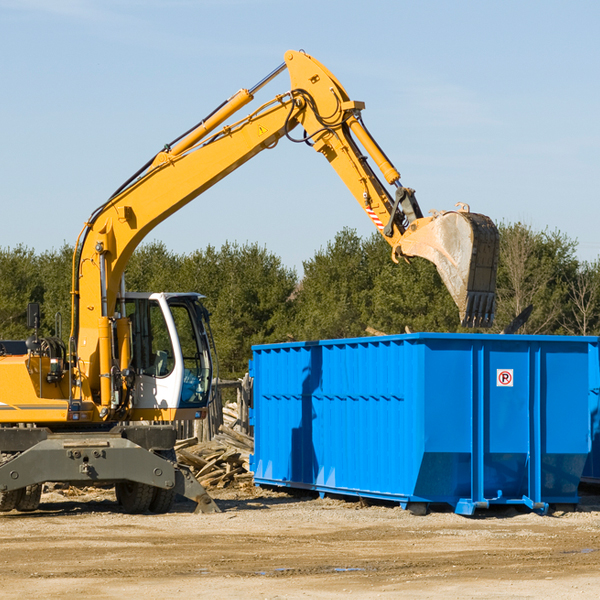 can i choose the location where the residential dumpster will be placed in Cumberland County